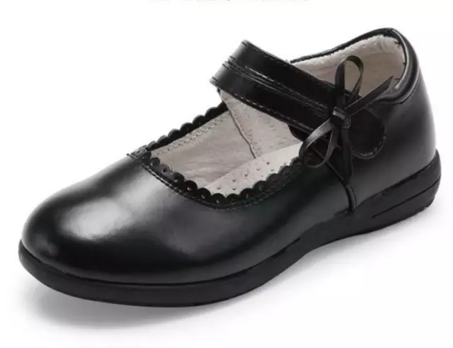 AU SELLER Full Genuine Leather Girls Kids to Adult School Shoes Footwear sh002