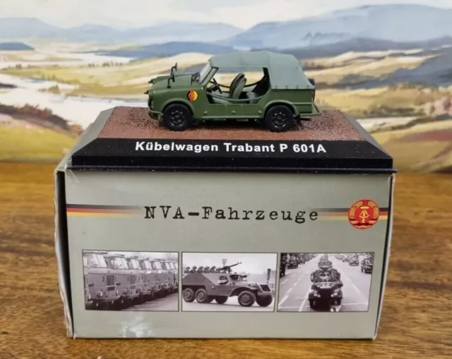 Atlas Editions 1:43 NVA Fahrzeuge Kübelwagen Trabant P 601 A Modellauto OVP