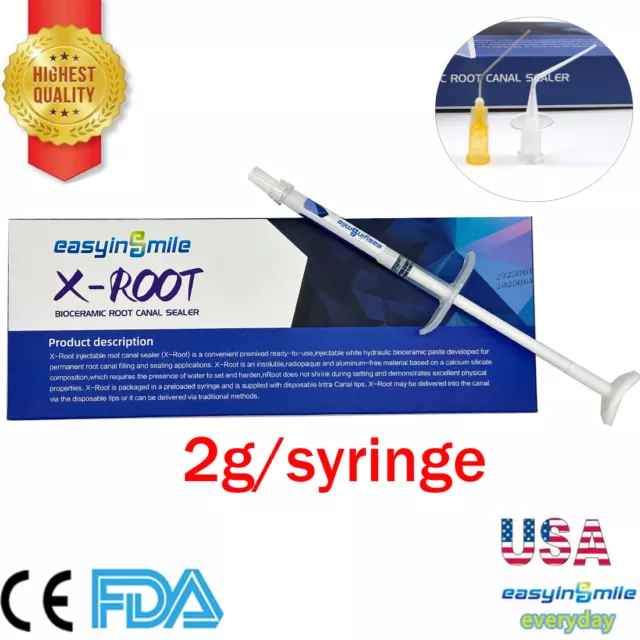 Dental Bioceramic Sealer Root Canal Endo Filling Repair Material Cement Kits USA