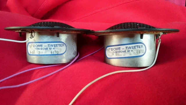 SEAS  H-087  1.5" Dome Tweeters  ( MATCHING NUMBERS) 3