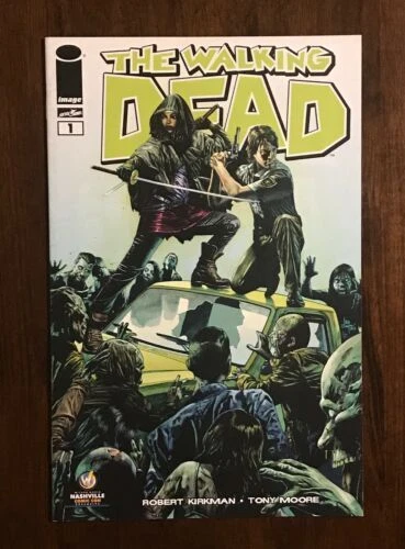 The Walking Dead #1 NM Nashville 2013 Wizard World Comic Con Variant Image Co...