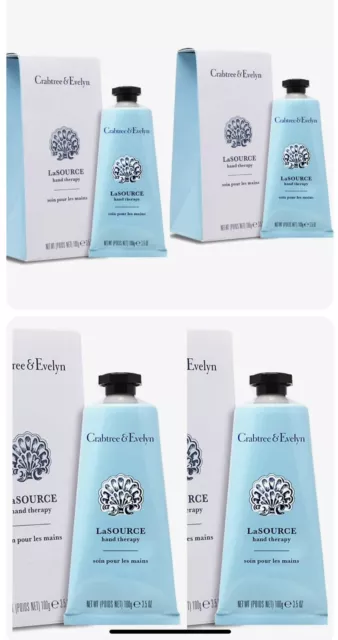 Crabtree & Evelyn LA QUELLE (Handtherapiecreme 4x 100g