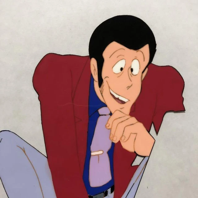 LUPIN THE 3RD iii Animation cel DOUGA Raro [ANIME Cel] Dal GIAPPONESE ...