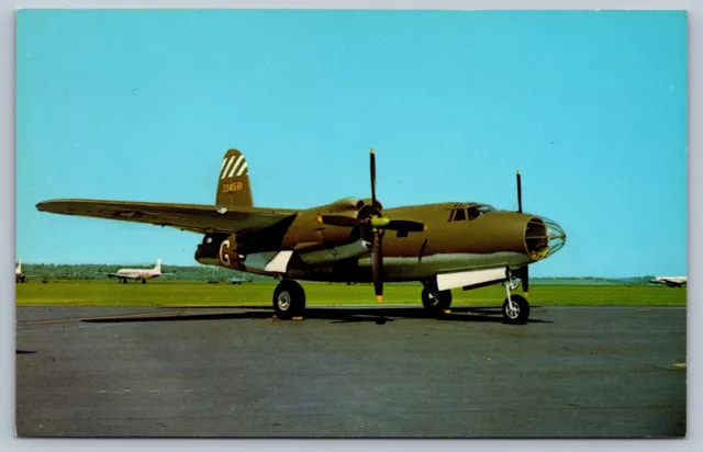 Postcard Martin B-26 "Marauder" Combat Aircraft