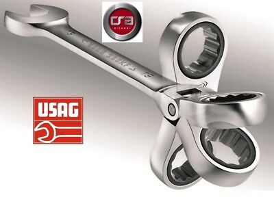 Beta USAG 285KF 13mm BETA 142SN 17mm CHIAVE COMBINATA A CRICCHETTO REVERSIBILE 2 Pz 