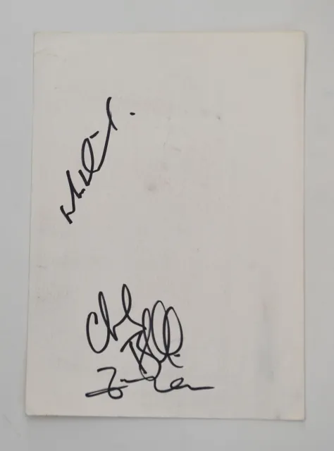 SIMPLE MINDS - Original Autogramm / Signed - Jim Keer / Charlie Burchill / Micha