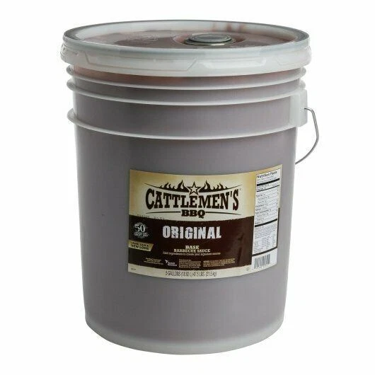 Cattlemen's Original Bbq Sauce Base Bulk, 5 Gallon, 1 Per Case