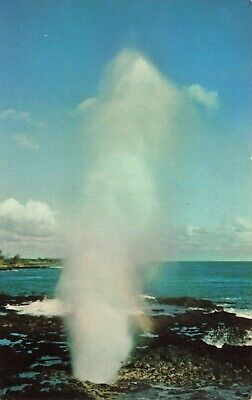 Postcard Spouting Horn Sea Water Geyser Kauai Hawaii