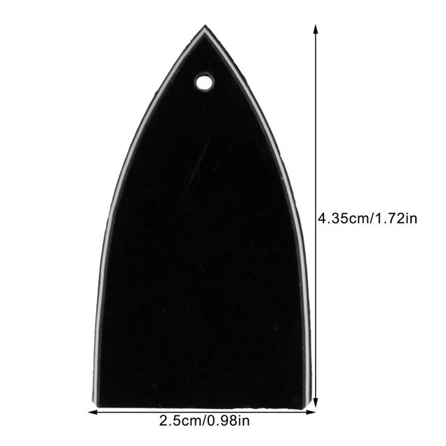Ersatz Truss Rod Abdeckung für E Gitarren Dreieckige Form 1 Loch 3 lagig