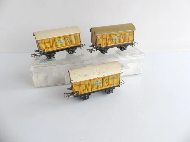 Wagon Couvert BUCO Y405 – Ho, Ulrich Fruits Valais, Jaune/gris, Rare
