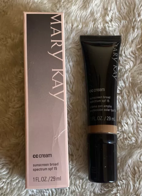 Nuevo protector solar crema Mary Kay CC amplio espectro FPS 15 ~ PROFUNDO ~ #072825