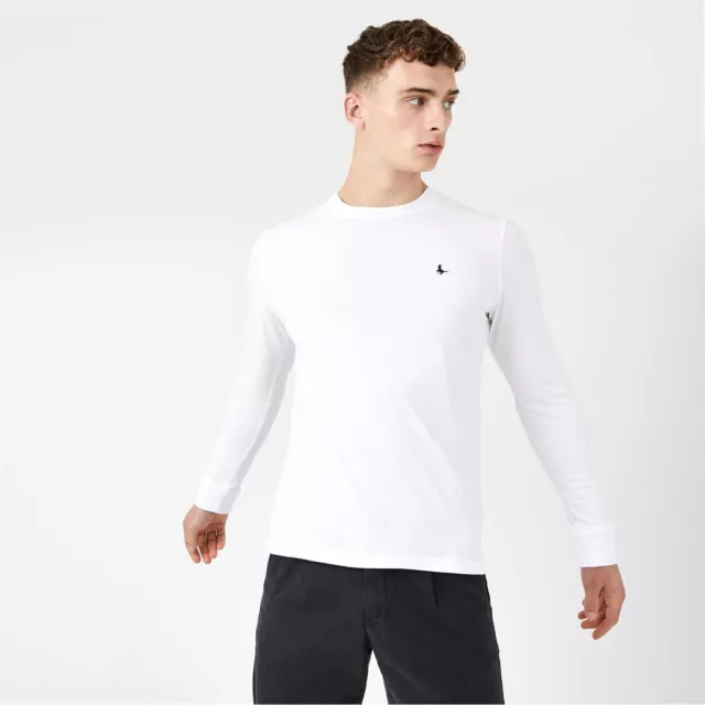 Jack Wills Mens T Shirt Long Sleeve Top Crew Neck