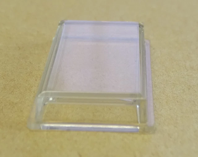 VERRE MONTRE CARRÉ 14.9 mm GENEVE BASE CINTRÉ 4 COTÉS