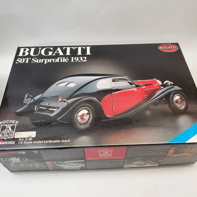 ポケール1/8 BUGATTI 50T Surprofile 1932 Bugatti 50 T 1933 | Pocher 1:8 scale | NEVER OPENED