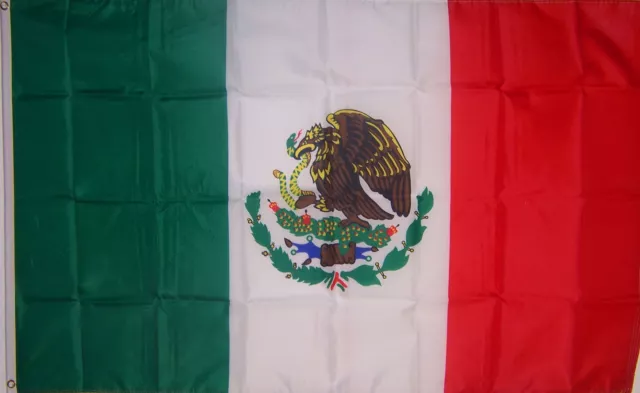 5'x8' Mexico Mexican Flag 5x8 Foot Flag Banner Large Fade Resistant Premium