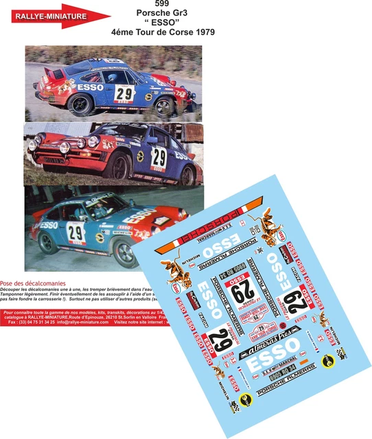 Porsche 934 Tour de Corse 1979 Beguin/Lenne | FLY E2050 - Slot Car Supplies