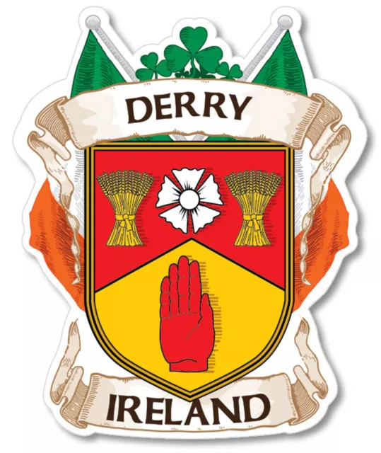 County  Derry  Ireland Irish Decal Sticker