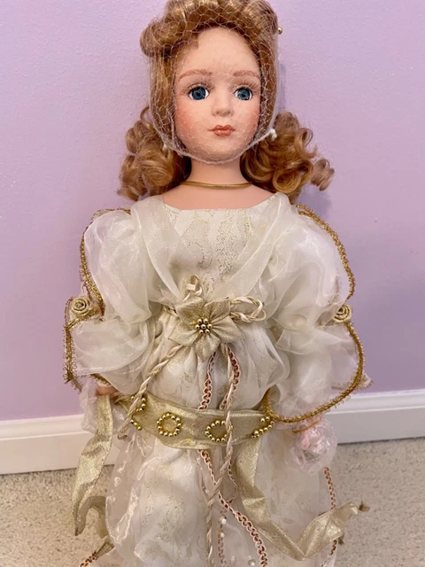 Heritage Signature Collection 2002 Porcelain Angel Doll Angelica #80004, New 3