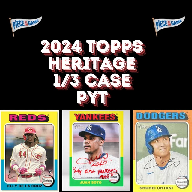 NEW YORK METS 2024 TOPPS HERITAGE 1/3 CASE PYT EKB23 1.99 PicClick