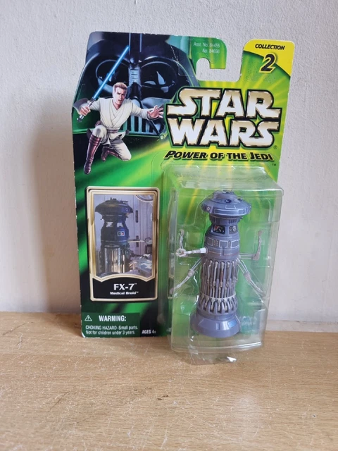 STAR WARS: FX-7 Medical Droid, Unopened, Boxed POTJ New Sealed 2001 Hasbro (B5)