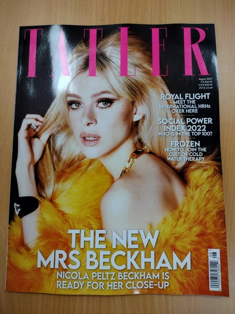 TATLER MAGAZINE AUGUST 2022 Nicola Peltz The New Mrs Beckham UK /Brand