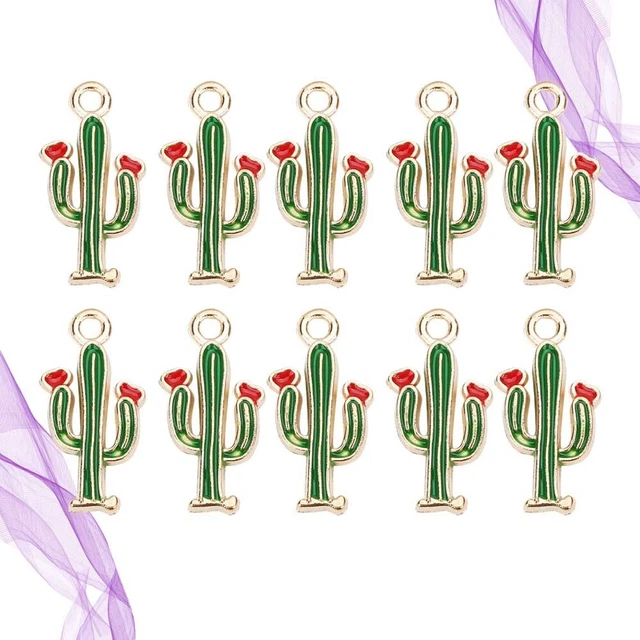 20 Pcs Blumenblatt-Anhänger Zierohrringe Retro-Ohrringe Statue