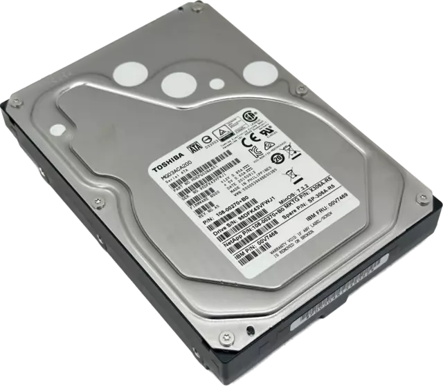 Toshiba 2TB PC 6 Gb/s SATA III 64MB 3.5" PC Festplatte HDD 7,2K | MG03ACA200