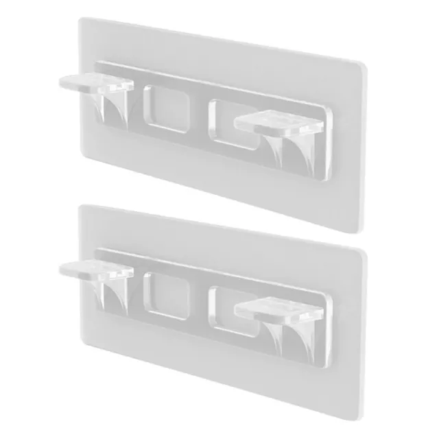 Shelf Holder Shelf Support Clips Self Adhesive Pegs for Closet Cabinet Shelf
