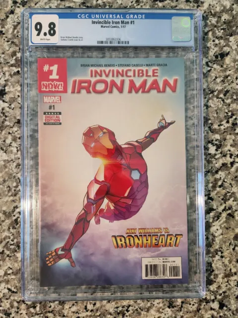 Invincible Iron Man #1 CGC 9.8 Riri Williams / Ironheart!