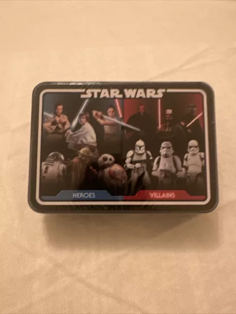 STAR WARS Heroes and Villains Special Edition Playing Cards - Decks in Tin