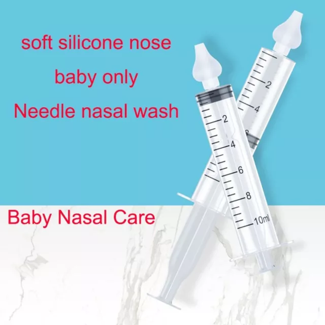 10ML Cleaner Nasal Aspirator Needle Tube Nose Washing Baby Care Nasal Washer