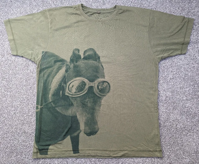 TSHIRT ESCLUSIVA PER cane Blur 2009 Hyde Park verde XL EUR 91,30