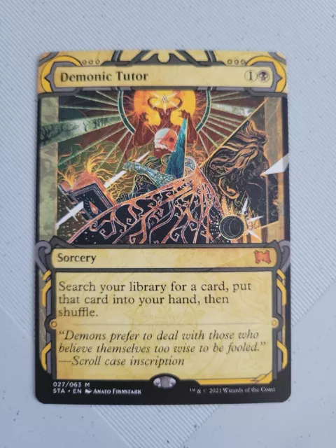 [MTG] Demonic Tutor 027/63 [Strixhaven: Mystical Archives] A4