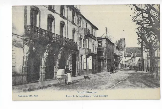 54  Toul  Place De La Republique  Rue Beranger