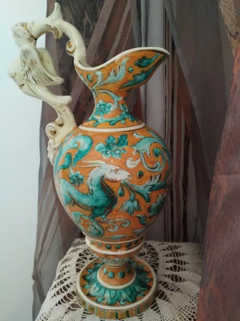 Céramique Vase CAPODIMONTE  M.A.S. ITALY