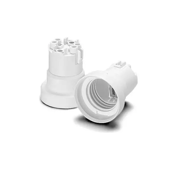 Montaggio Houben E27 108953 bianco portalampada attacco plastica