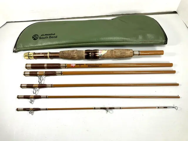 VINTAGE GLADDING SOUTH Bend Classic IV Fly Fishing Rod 1-446-180