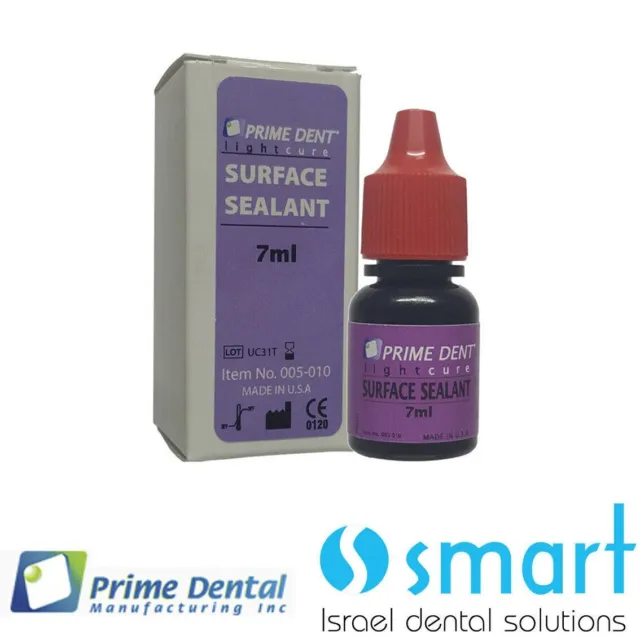 Dental light cure surface sealant 7ml prime composite restoration finish