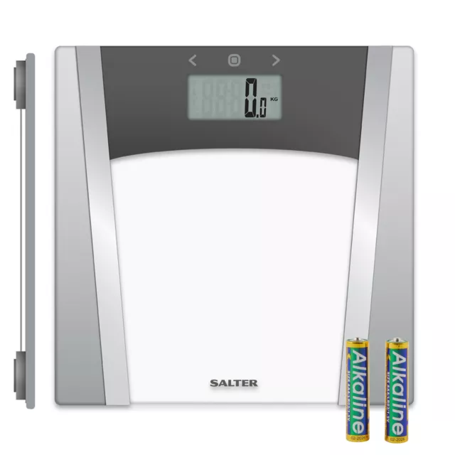 Salter Bathroom Analyser Scale Large Digital Display Easy Read (Open Box)