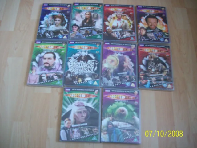 Doctor Who DVDs Bundle all new Factory Sealed X10