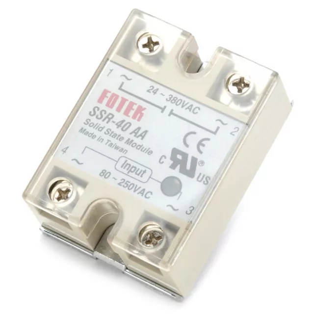 Solid State Relay SSR-40AA 40A AC Relais 80-250V TO 24-380VAC AC SSR ATAUyuJN