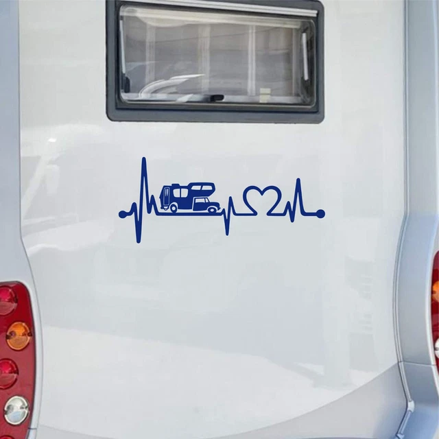 Autocollants Graphiques De Vagues Pour Camping-Car Caravane Mer Surf