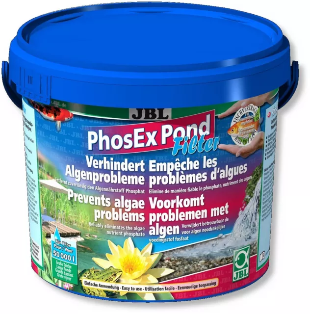 JBL PhosEx Pond Filter - Phosphatentferner für Teichfilter gegen Algen 2,5 kg