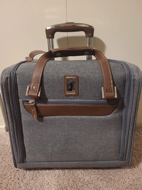 London Fog Yorkshire 15" 2-Wheel Under The Seat Carry on Bag New