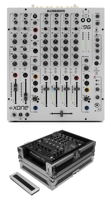 Allen & Heath XONE:96 + Odyssey FZ12MIXXD Case Bundle