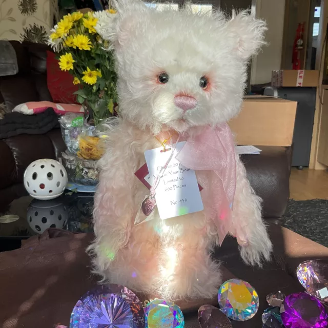 Charlie Bears Mohair Year Bear 2019 New So Sweet 🌹🌹🌹