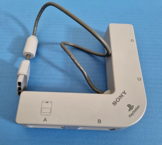 Official Sony Playstation 1 PS1 Multi Tap 4 Way Multiplayer Controller Adapter