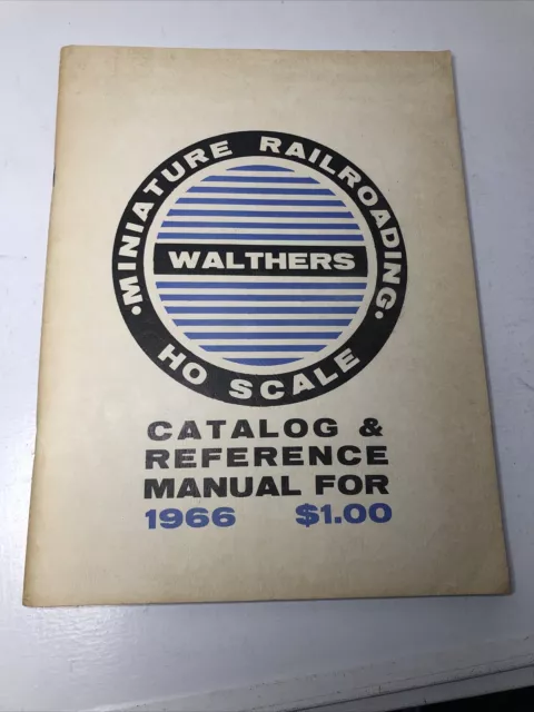 1966 Walthers Miniature Railroading HO Scale Catalog