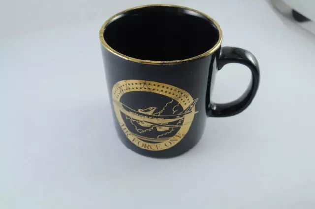 Navy & Gold Air Force One Coffee Mug - Coloroll Made in England