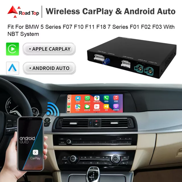 Wireless Apple Carplay Android Auto Retrofit BMW NBT F07 F10 F15 F20 F25 F30 F80